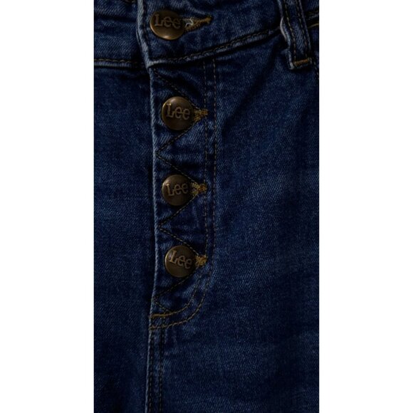 Lee 10M Womans Heritage Regular Fit Skinny High Rise Button Fly Denim Jeans W30 - Picture 4 of 10